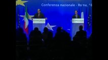 Roma - Il futuro dell'Europa - Bersani su Berlusconi