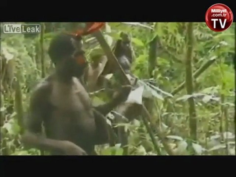 İlk defa beyaz insan gören kabile