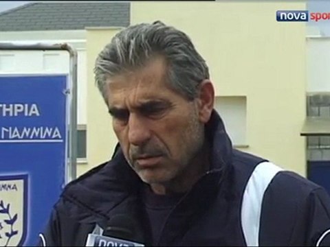 Δηλώσεις Αναστασιάδη για τον αγώνα με τον Ολυμπιακό