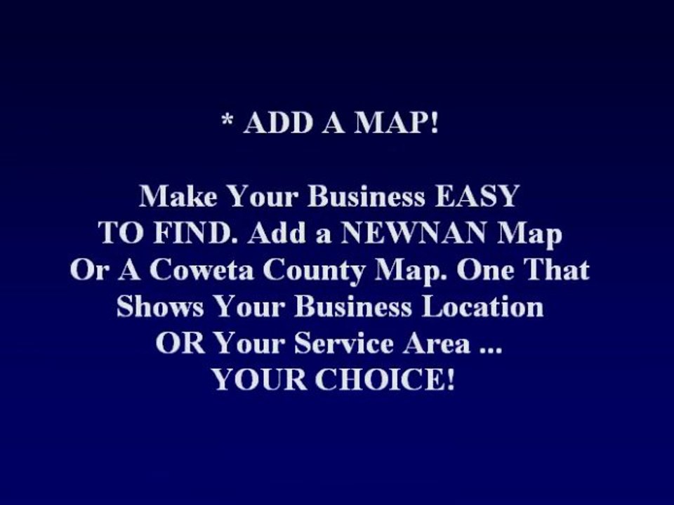 Newnan Georgia Business Marketing - Free Google Advertising?
