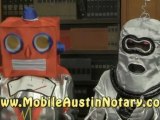 Robots Warning Earthlings To Contact A Local Austin, Texas Business