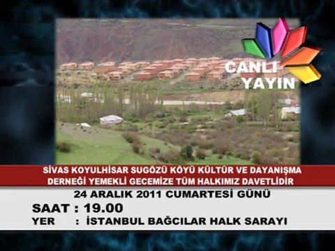 SUGÖZÜ KÖYÜ DERNEK GECESİ