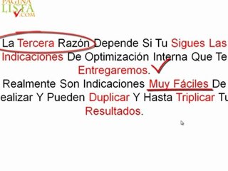 Garantias Del Posicionamiento SEO en PaginaLista.com/seo