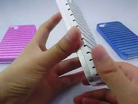 Silver iPhone 4S Detachable Smart Cover Case