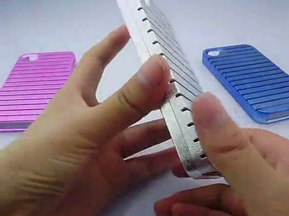 Silver iPhone 4S Detachable Smart Cover Case