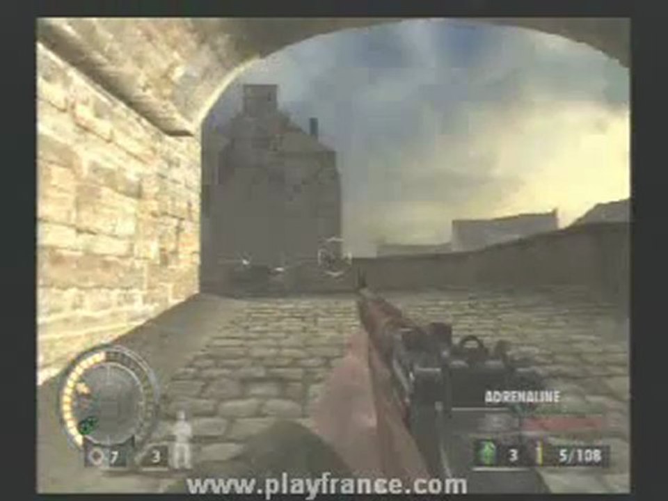 Medal of Honor : Faucons de Guerre (PS2) - Une partie de la troisième mission se déroulant à St-Nazaire