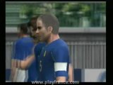 Pro Evolution Soccer 5 (PS2) - Une mi-temps d'un match opposant le Brésil à l'Italie !