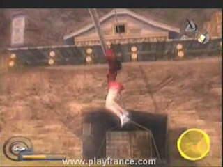 Red Ninja : End Of Honor (PS2) - Notre charmante ninja nous démontre l'utilité de son Tetsugen