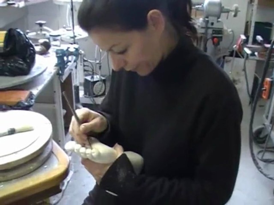 Moulage -  finition sur plâtre