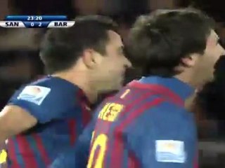 Barcelona 2 - Santos 0 (Xavi Hernández)