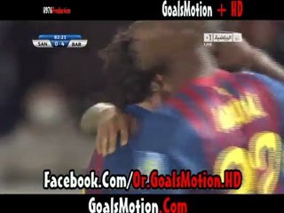 Santos 0-4 Barcelona :: Messi