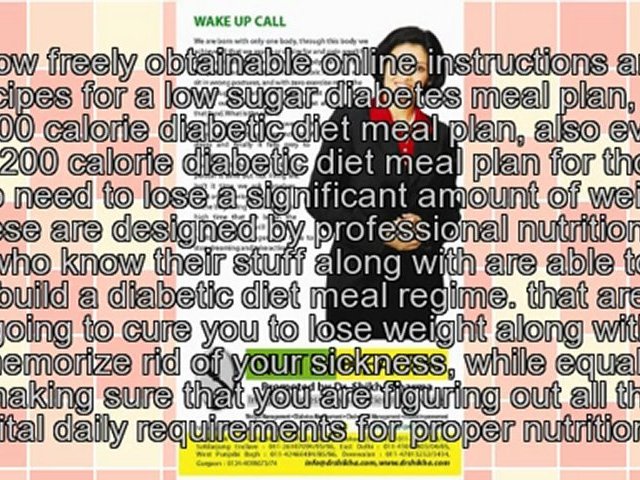 Diabetes and Diet