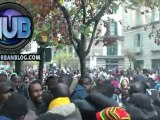 Napoli - Corteo senegalesi - Momenti Tensione