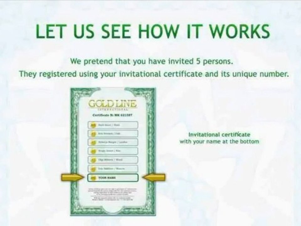 GOLDLINE international - Nuovo Programma finanziario