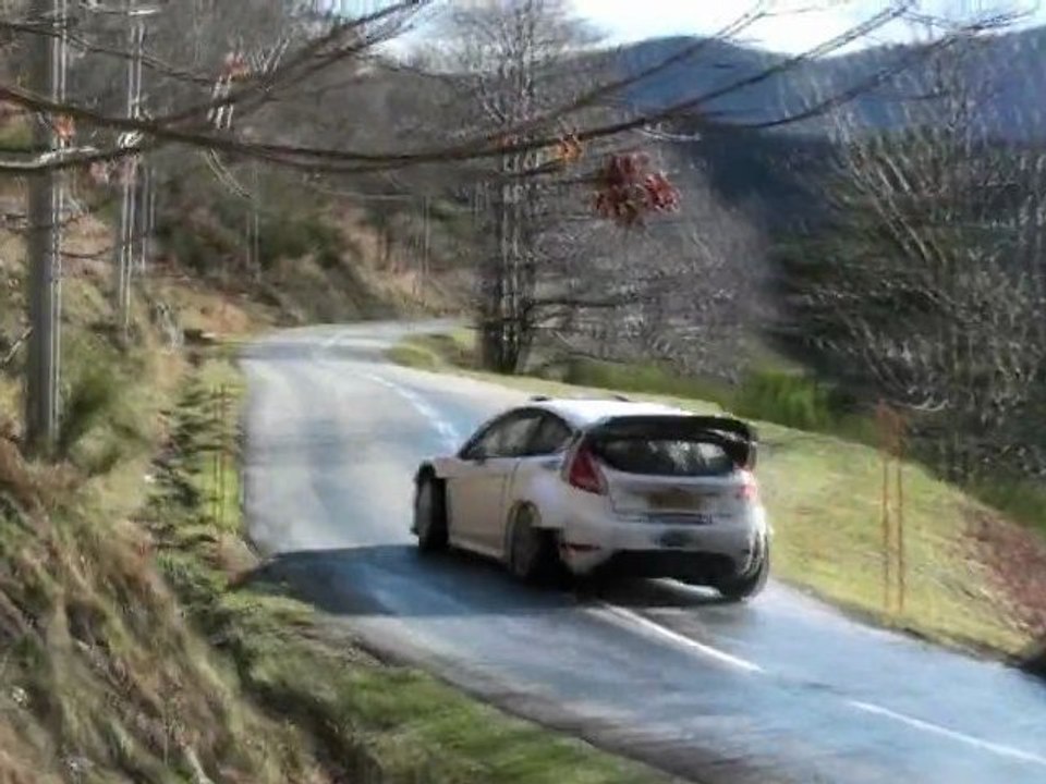 Tests Latvala Ford Rallye Monte-carlo 2012