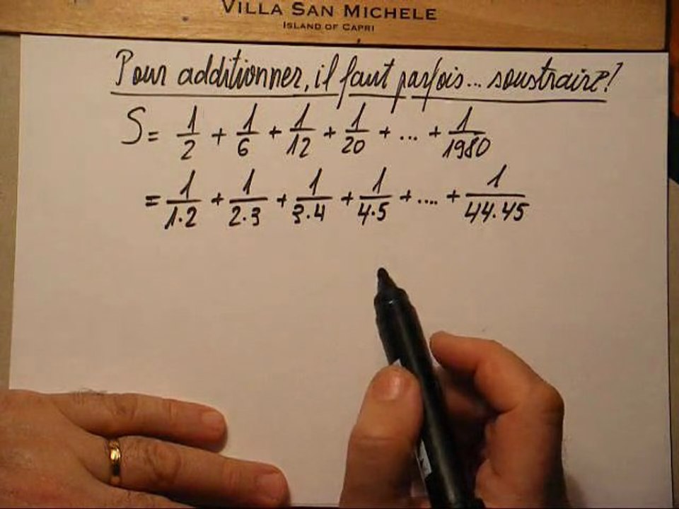 118. Pour additionner il faut parfois...soustraire!