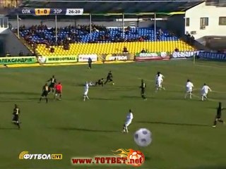 Александрия - Заря (1-0) 27.11.2011