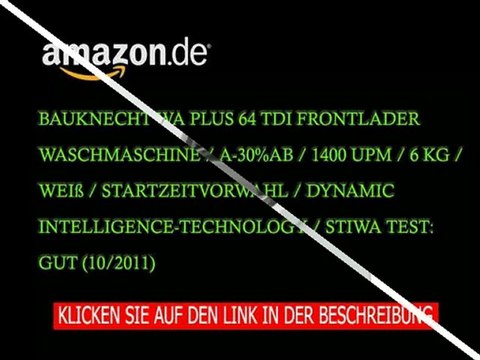Bauknecht WA Plus 64 Tdi Frontlader Waschmaschine