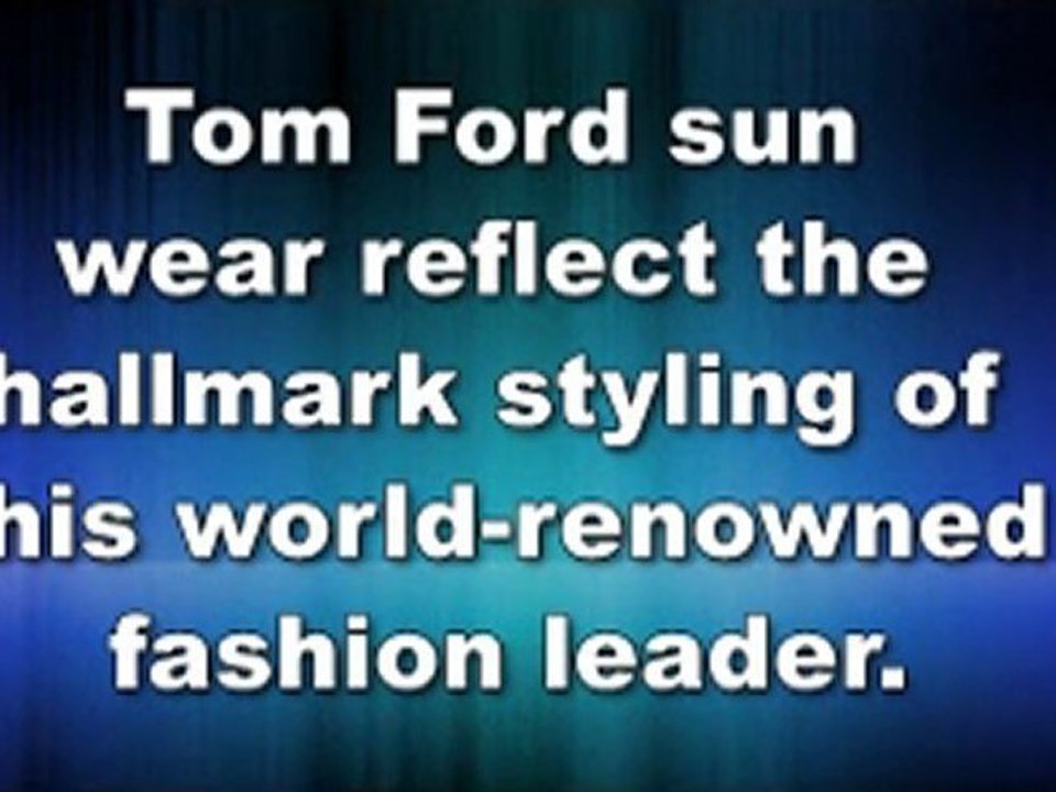 TOM FORD JENNIFER TF08 Sunglasses