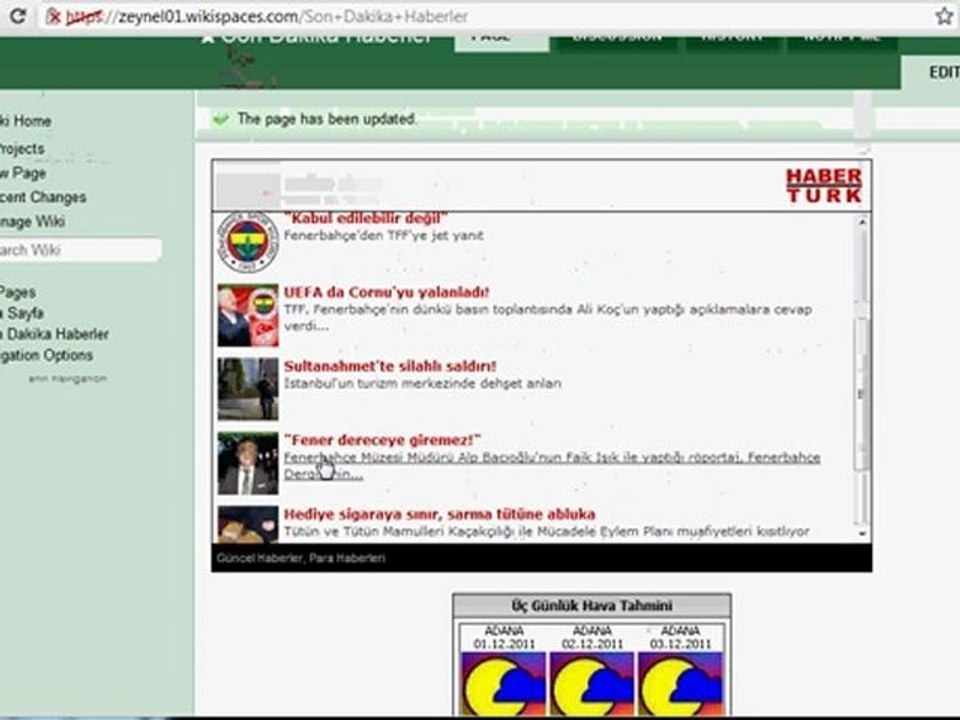 Wikispaces Görsel Eğitim