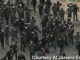 Egyptian security forces clash with protesters