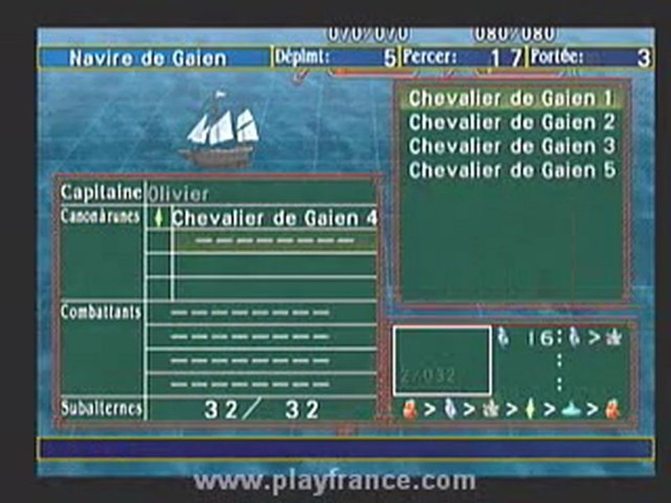Suikoden IV (PS2) - Première bataille navale du jeu !