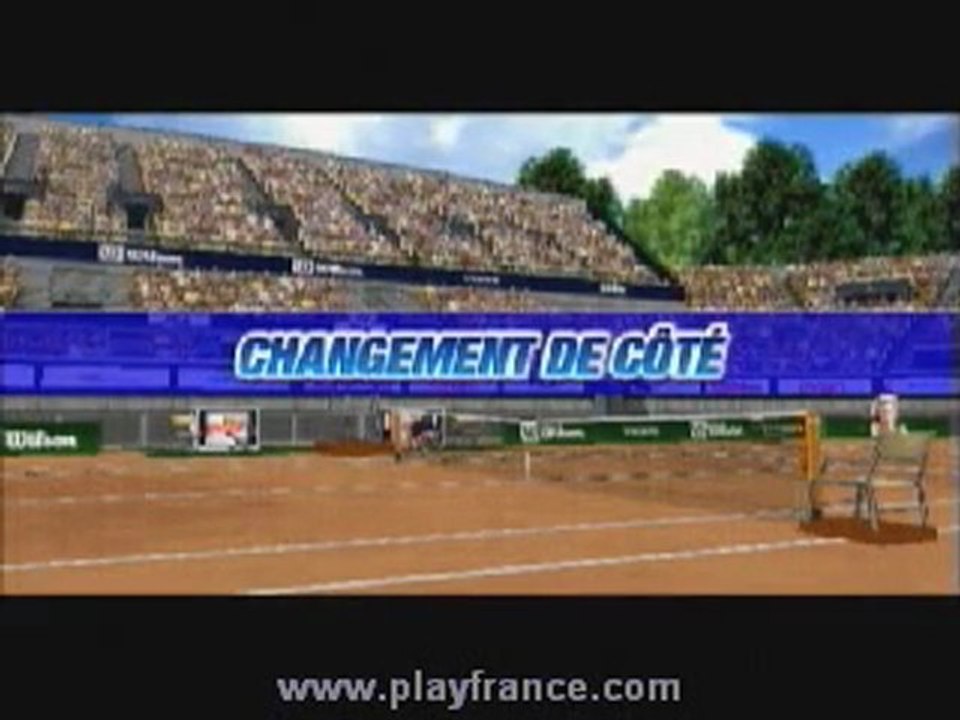 Virtua Tennis World Tour (PSP) - Petit match d'exhibition.