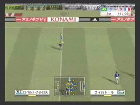 Winning Eleven 8 Liveware Evolution (PS2) - Démonstration du jeu