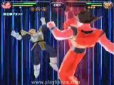 Dragon Ball Z Budokai Tenkaichi (PS2) - Un combat entre Goku et Vegeta dans le mode histoire