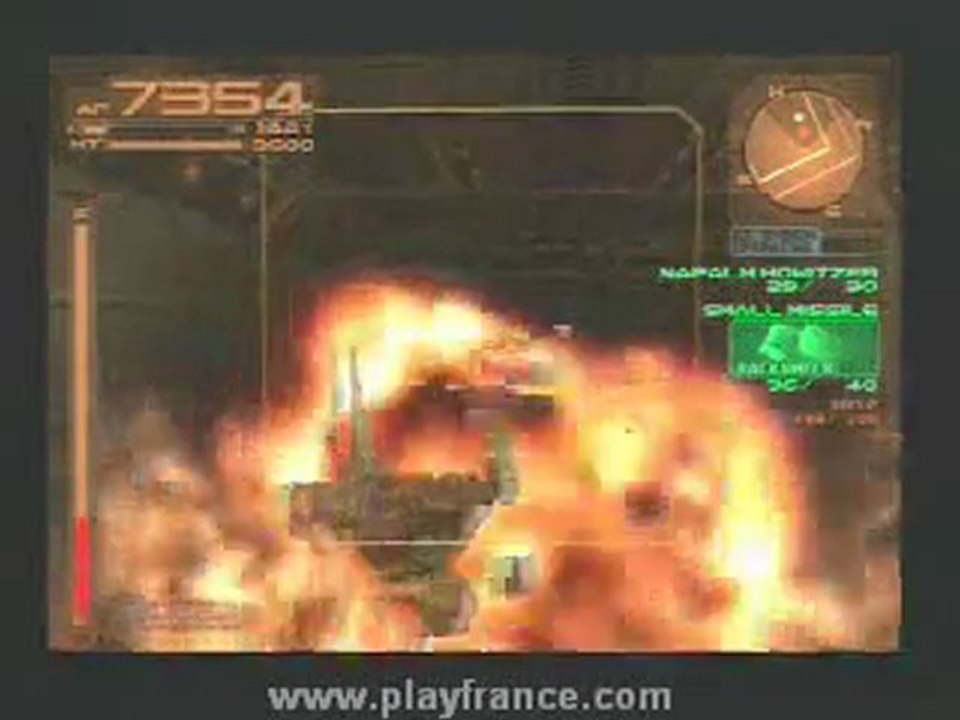 Armored Core 3 : Silent Line (PS2) - Une vidéo de l'une des premières missions du jeu.