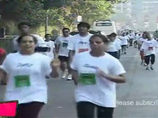 POONAM PANDEY AT MINI MAIRATHON