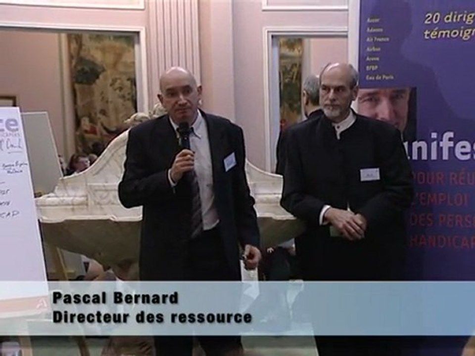 AGEFIPH  Signature des partenaires - Film de Guillaume Didier - Image: Richard Martineau