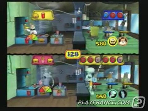 Bob L'Eponge : Silence on tourne ! (PS2) - Trois épreuves du jeu liées au casting cuisine !