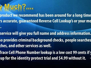 Trace Cell Phone Number