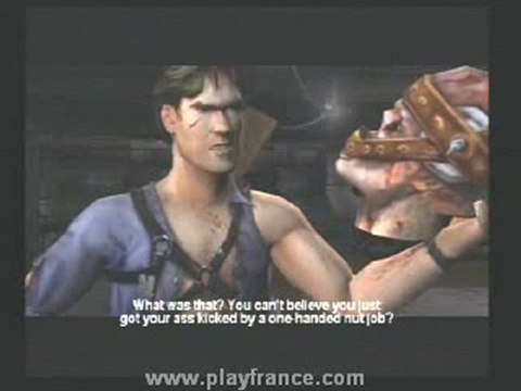 Evil Dead Regeneration (PS2) - Le tout premier boss du jeu!