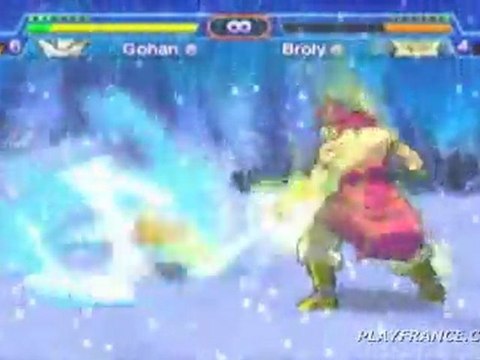 Dragon Ball Z : Shin Budokai (PSP) - San Gohan vs Broly