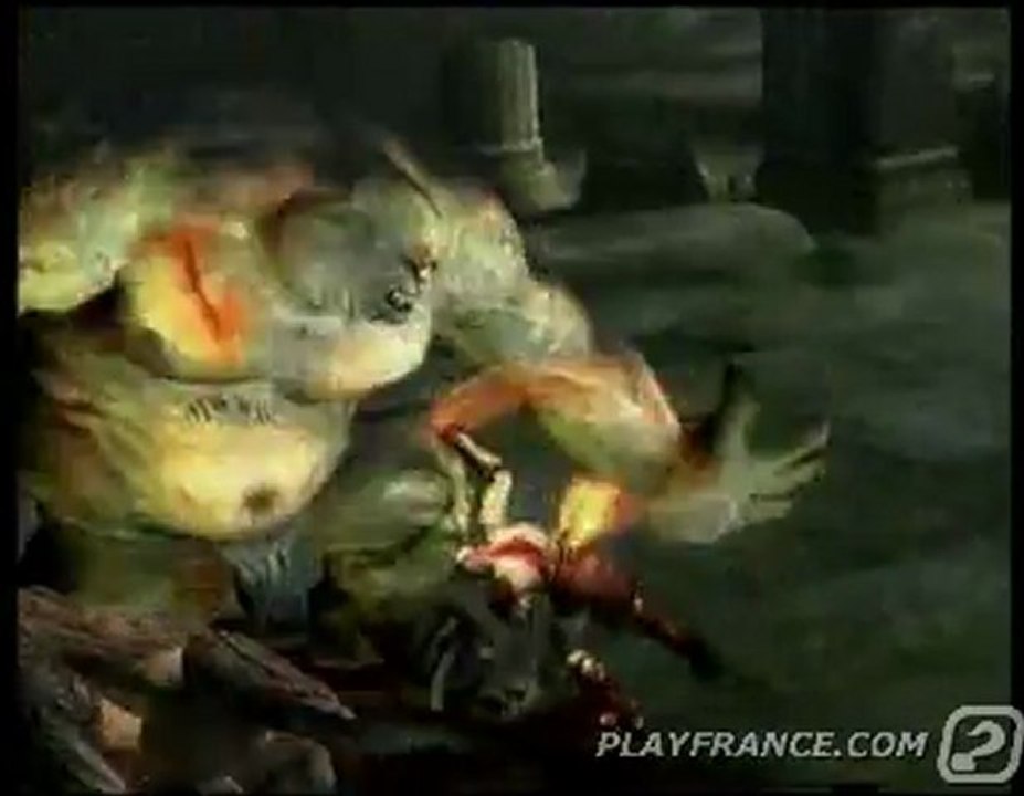 God of War II : Divine Retribution (PS2) - Premier trailer du jeu présenté quelques jours avant l'E3 2006.