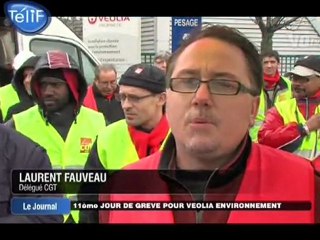 Grève chez Veolia Environnement (Saint-Ouen-l’Aumône)