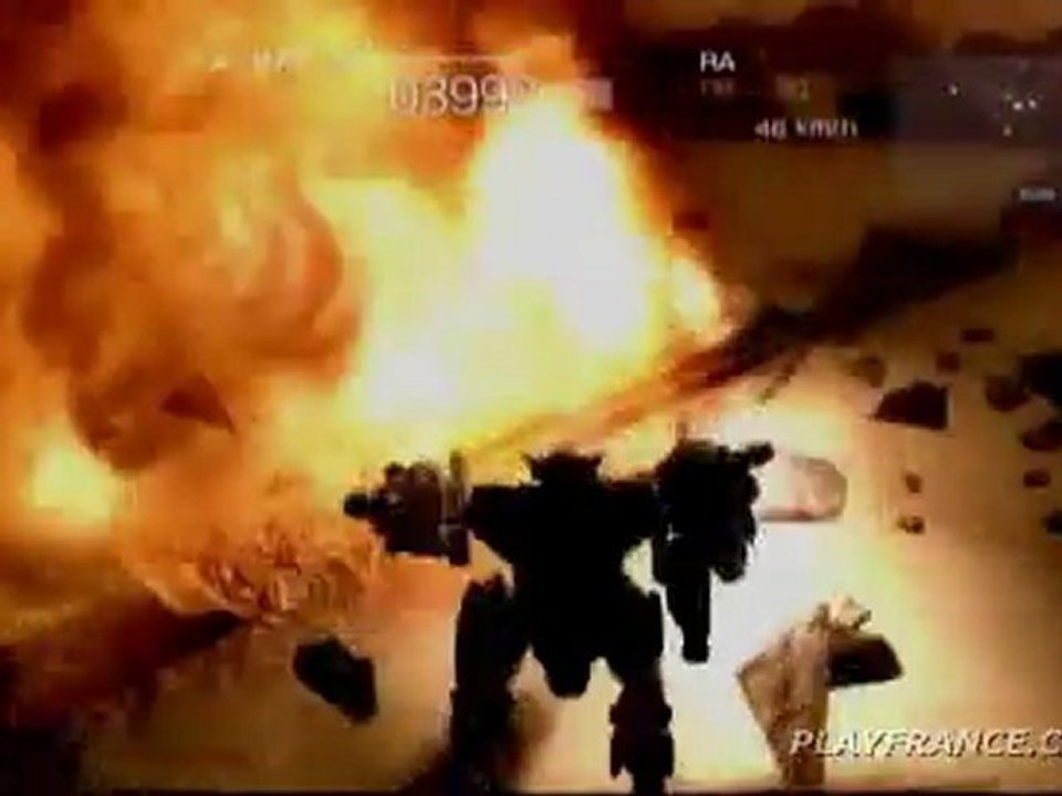 Armored Core 4 (PS3) - Une des missions du jeu