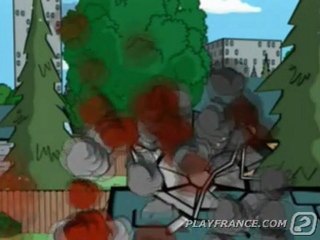 Les Griffin (PS2) - Une phase de plate-forme.