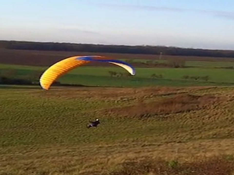 les pec ce dimanche 18.12.2011parapente a DOUE