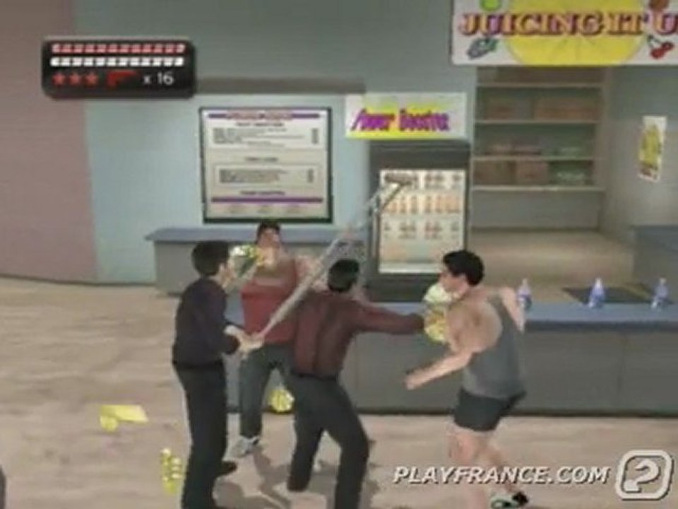 The Sopranos : Road to Respect (PS2) - Descente au club de gym.