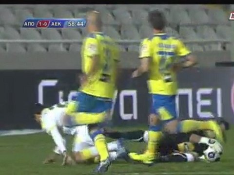 ΑΠΟΕΛ-ΑΕΚ 3-0: Γκολ και φάσεις (14η αγ.)