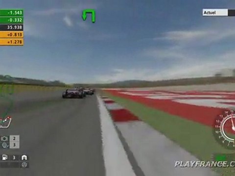 Formula One Championship Edition (PS3) - Fernando Alonso à Barcelone.