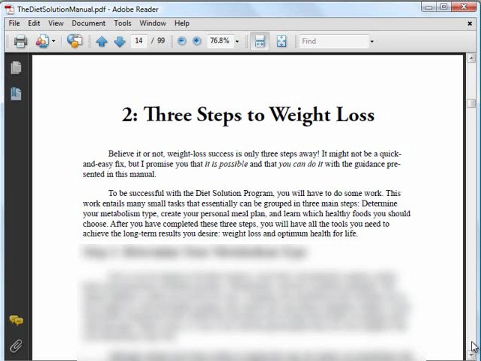 How To Burn Fat  using The Diet Solution Program