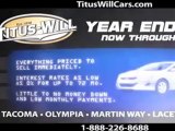 Car Year End Sale - Tacoma, Lacey, Martin Way, Centralia - NEW and USED CARS - Cash Savings - 1.888.226.8688