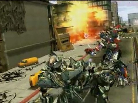 Transformers : The Game (PS3) - Optimus Prime vs Megatron