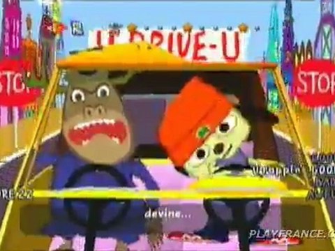 PaRappa the Rapper (PSP) - PaRappa passe son permis