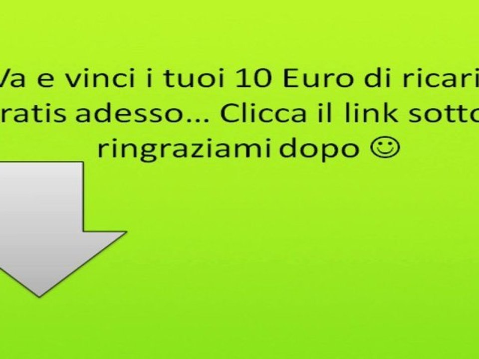 Ricarica Gratis Il Cellulare (Vodaphone, Tim, Wind, PosteMobile, 3)