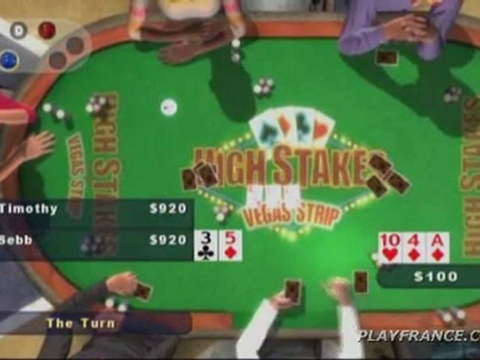 High Stakes On The Vegas Strip: Poker Edition (PS3) - Petite partie
